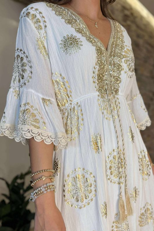 Made in Italy Pixie Mandala Souk Midi Dress